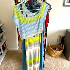 Shrug and knit dress